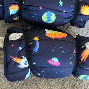 Toddler Nap Mat with Pillow and Blanket